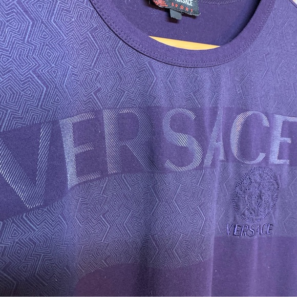 Vintage Unisex Versace Sport Dark Purple - Picture 6 of 8